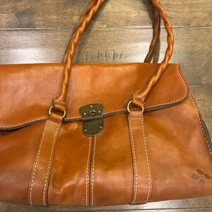Patricia Nash Stylish Brown Leather Handbag